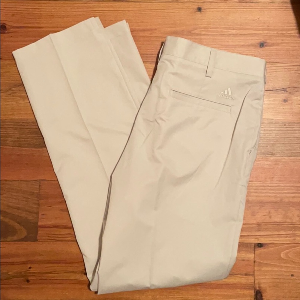 Adidas khaki golf pants